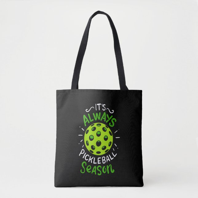 Funny Pickleball Gifts Tote Bag (Front)