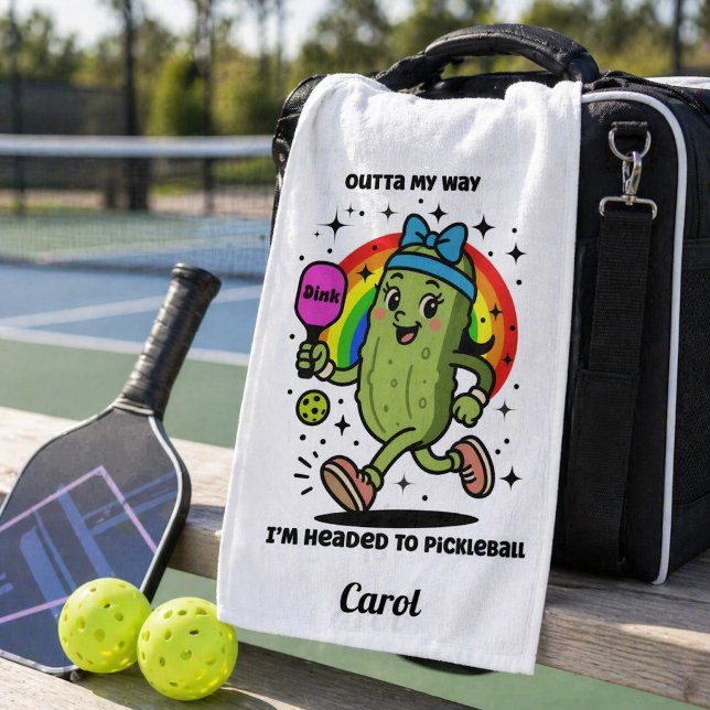 Funny Pickleball Hand Towel (Creator Uploaded)