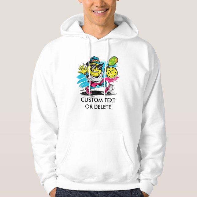 funny pickleball hoodie (Front)