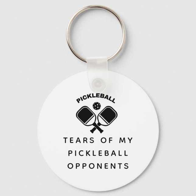 Funny  Pickleball  Key Ring (Front)