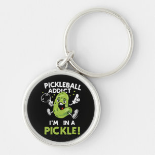 Funny-Pickleball Key Ring