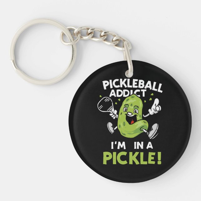 Funny-Pickleball Key Ring (Front)