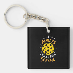 Funny Pickleball Key Ring