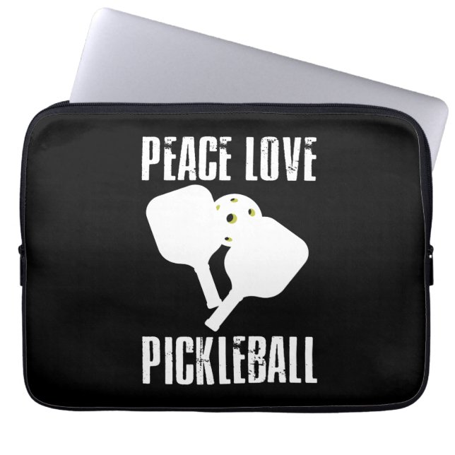 Funny Pickleball Laptop Sleeve (Front)