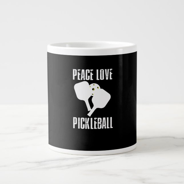 Funny Pickleball   Large Coffee Mug (Front)