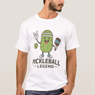 Funny Pickleball Legend Character Cute Colorful T-Shirt