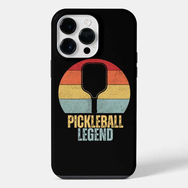 Funny Pickleball Legend iPhone Case (Back)