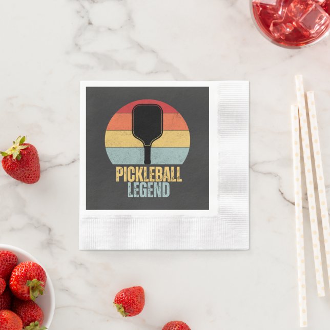 Funny Pickleball Legend Napkin (Insitu)