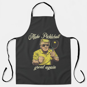 Funny Pickleball Lovers Graphics Pickle Ball Apron