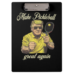 Funny Pickleball Lovers Graphics Pickle Ball Clipboard