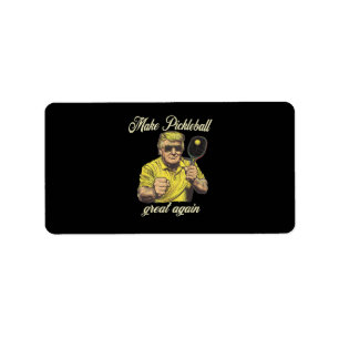 Funny Pickleball Lovers Graphics Pickle Ball Label