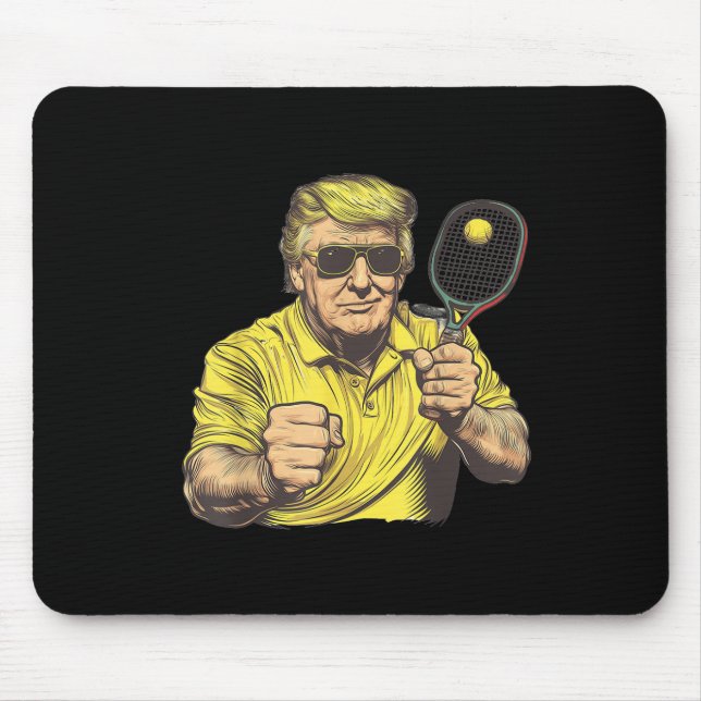 Funny Pickleball Lovers Graphics Pickle Ball Men Mouse Mat (Front)