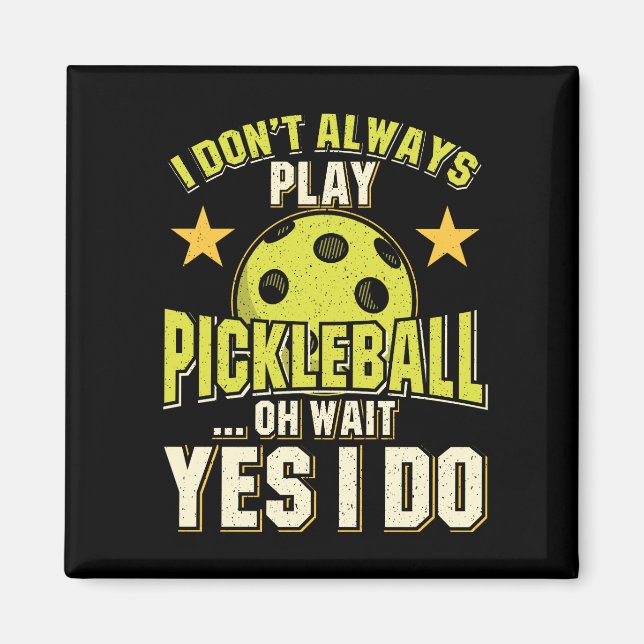 Funny Pickleball Magnet (Front)
