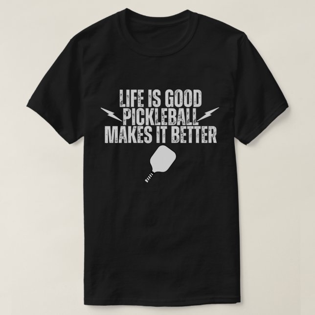 Funny Pickleball Mens Tshirts | Pickleball (Design Front)