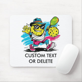 funny pickleball mouse mat