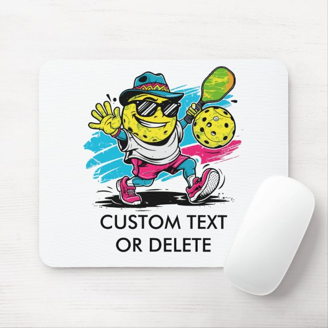 funny pickleball mouse mat (With Mouse)