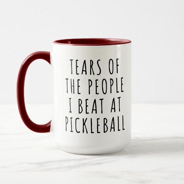 Funny Pickleball Mug (Left)