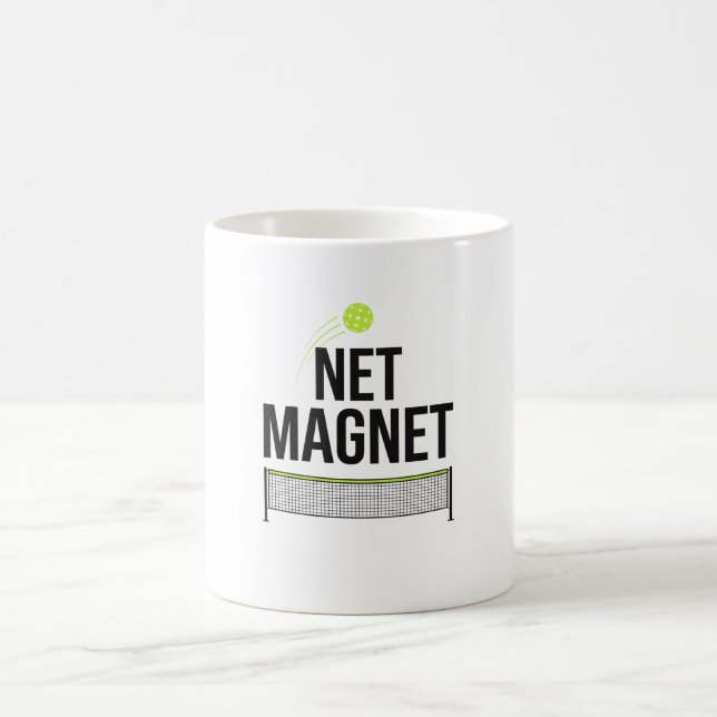 Funny Pickleball Net Magnet Mug (Center)