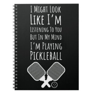 Funny Pickleball Notebook Humour For Player Lover