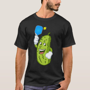 Funny Pickleball Pickel Humour Cucumber T-Shirt