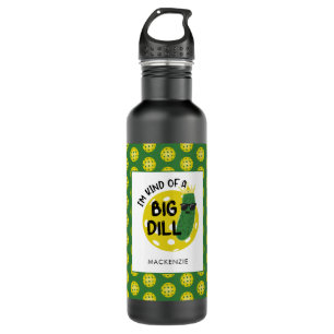 Funny Pickleball Pickle I'M KIND OF A BIG DILL 710 Ml Water Bottle