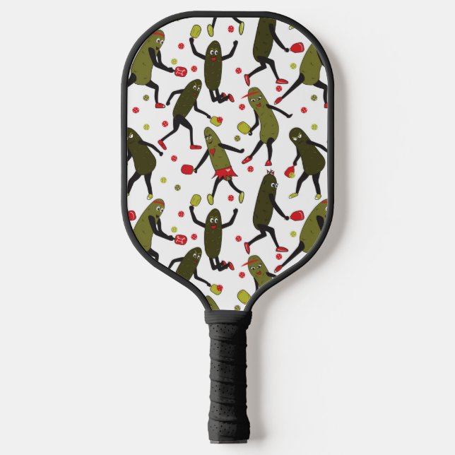 Funny Pickleball Pickle People Pickleball Paddle (Front)