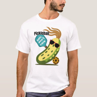Funny Pickleball | Pickleball Hair Don’t Care T-Shirt