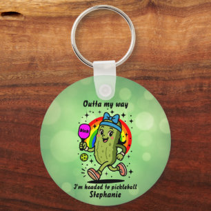 Funny Pickleball - Pickleball Humour Key Ring