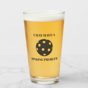 Funny Pickleball Pilsner Style Beer Glass