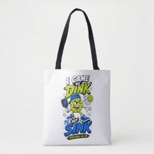 Funny Pickleball Player Design Tote Bag