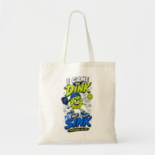 Funny Pickleball Player Design Tote Bag
