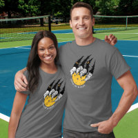 Funny Pickleball Player Monster Beast Claw Custom