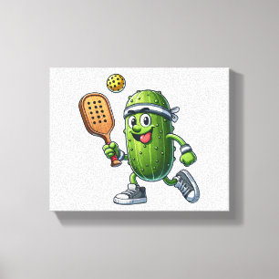 Funny Pickleball Player Paddleball Lover  Canvas Print