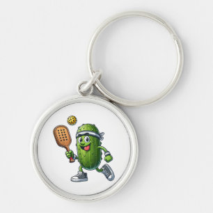 Funny Pickleball Player Paddleball Lover  Key Ring