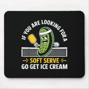 Funny Pickleball Player Paddleball Lover Men Women Mouse Mat