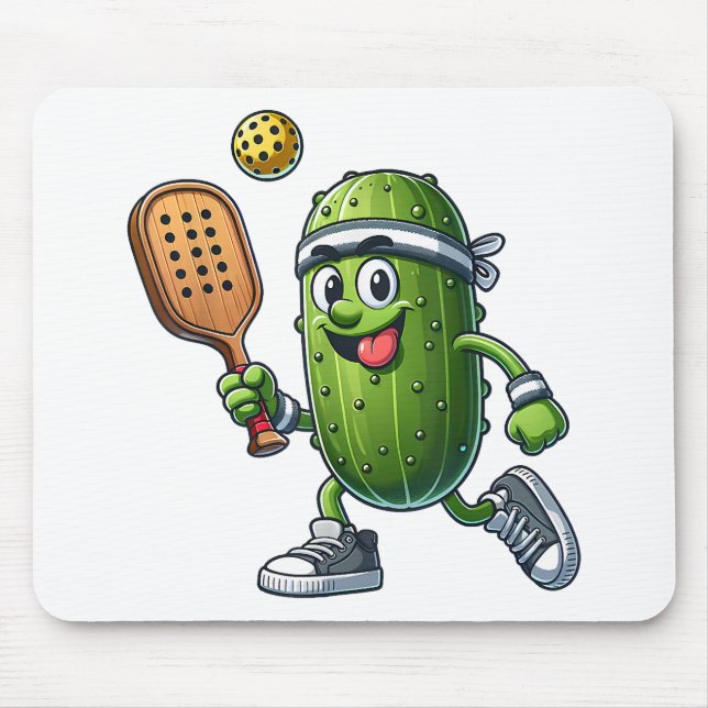 Funny Pickleball Player Paddleball Lover  Mouse Mat (Front)