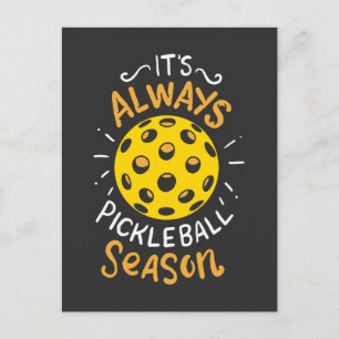 Funny Pickleball Postcard