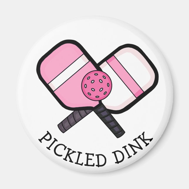 Funny Pickleball Pun  Magnet (Front)