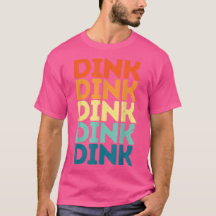 Funny Pickleball Retro SunsetVintage Dink Lovers T-Shirt