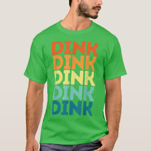 Funny Pickleball Retro SunsetVintage Dink Lovers T-Shirt