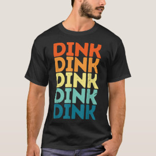 Funny Pickleball Retro SunsetVintage Dink Lovers  T-Shirt