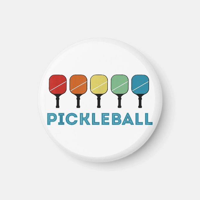Funny Pickleball Retro Vintage  Magnet (Front)