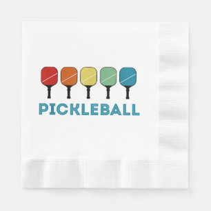Funny Pickleball Retro Vintage Napkin