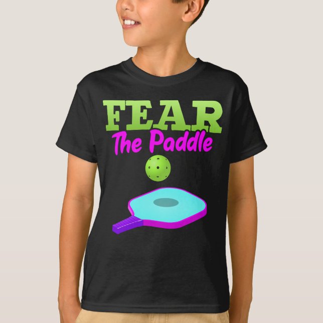 Funny Pickleball Sport Lover Paddle T-Shirt (Front)