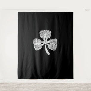 Funny Pickleball Sticks As Shamrock Clover St. Pat Tapestry