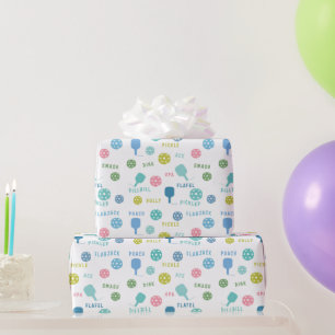 Funny Pickleball Talk Wrapping Paper