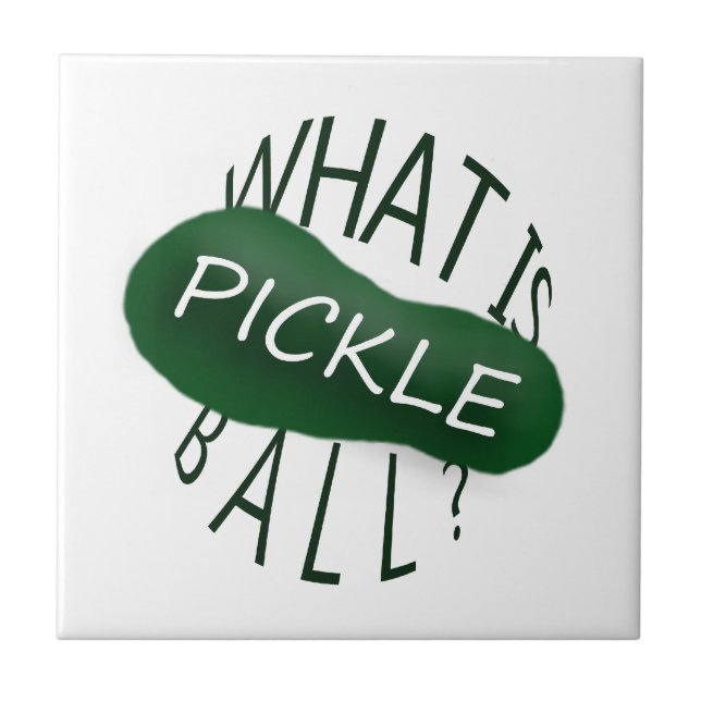 Funny Pickleball Tile (Front)