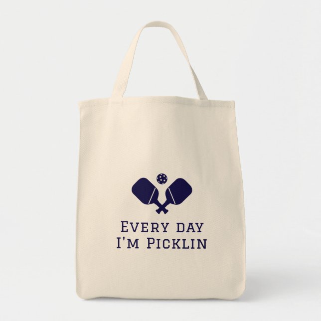 Funny Pickleball  Tote Bag (Front)