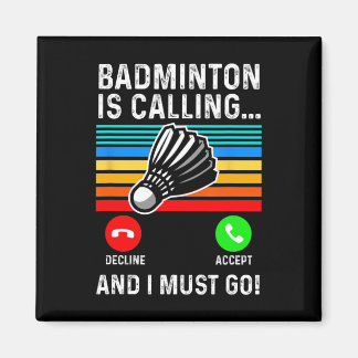 Funny Picklell Dminton Shuttle  Magnet