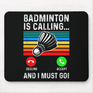 Funny Picklell Dminton Shuttle Mouse Mat